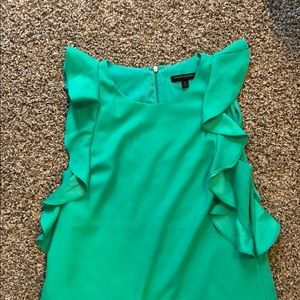 OBSESSED with the color AND SLEEVES of this dress